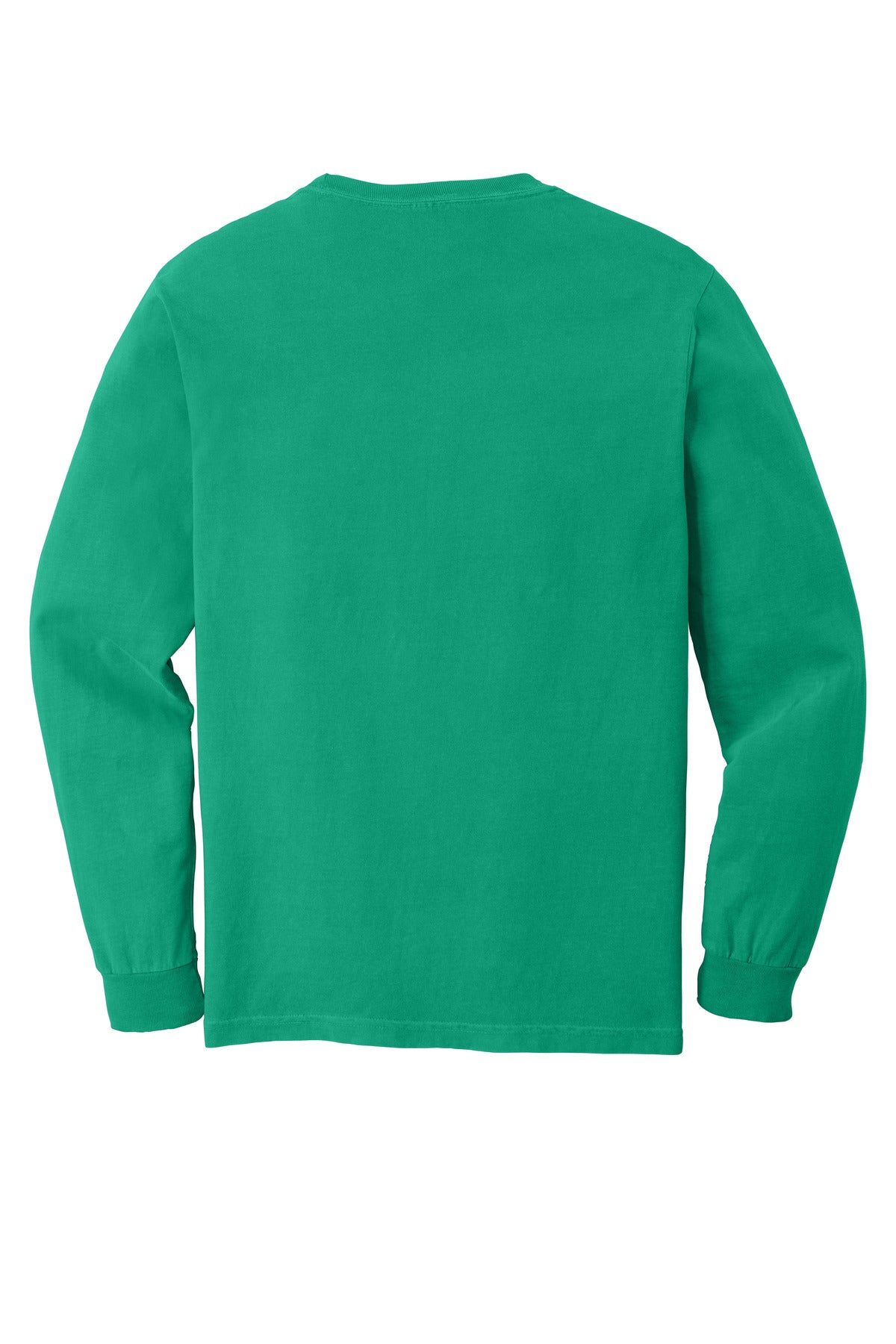 COMFORT COLORS  Heavyweight Ring Spun Long Sleeve Pocket Tee - Island Green
