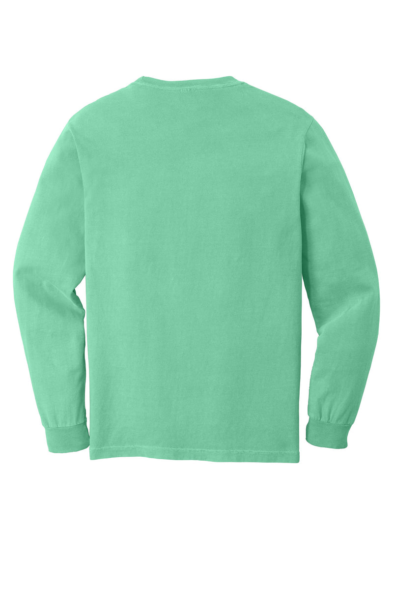 COMFORT COLORS  Heavyweight Ring Spun Long Sleeve Pocket Tee - Island Reef
