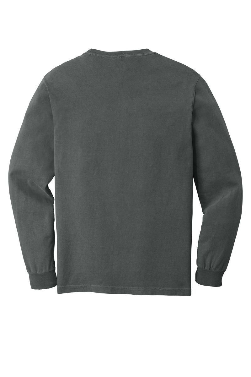 COMFORT COLORS  Heavyweight Ring Spun Long Sleeve Pocket Tee - Pepper