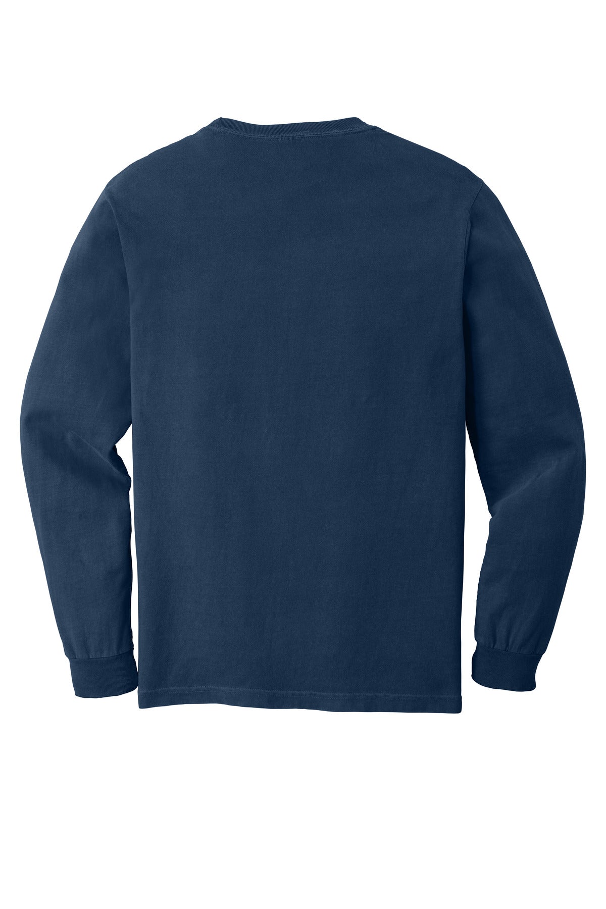 COMFORT COLORS  Heavyweight Ring Spun Long Sleeve Pocket Tee - True Navy