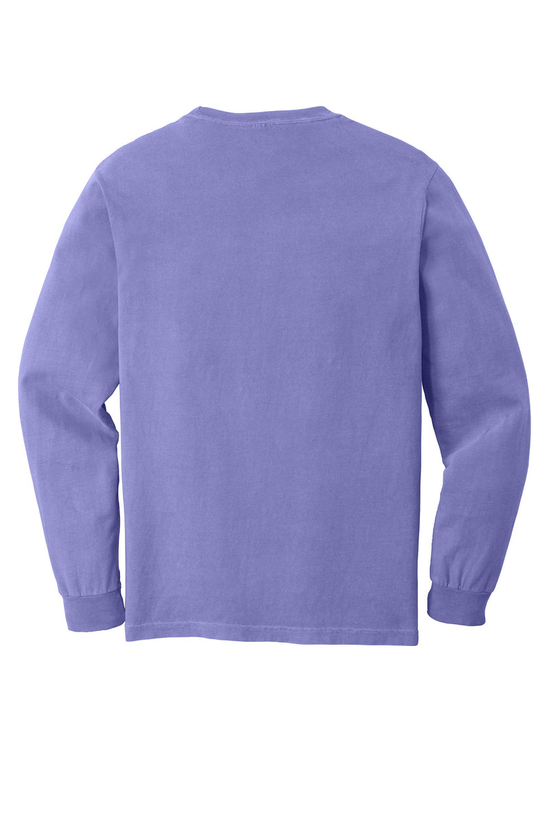 COMFORT COLORS  Heavyweight Ring Spun Long Sleeve Pocket Tee - Violet