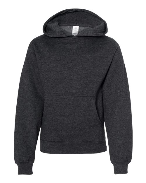 Youth Midweight Hooded Sweatshirt - Charcoal Heather
