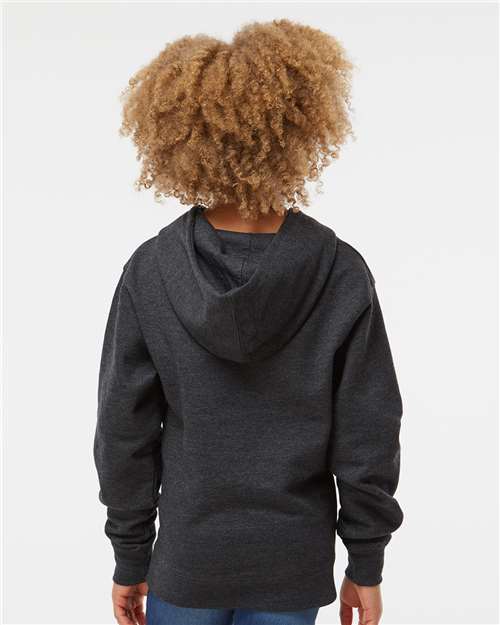 Youth Midweight Hooded Sweatshirt - Charcoal Heather