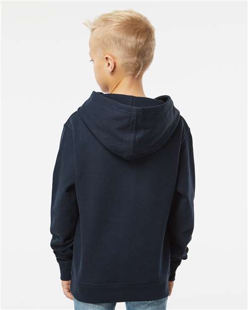 Youth Midweight Hooded Sweatshirt - Classic Navy