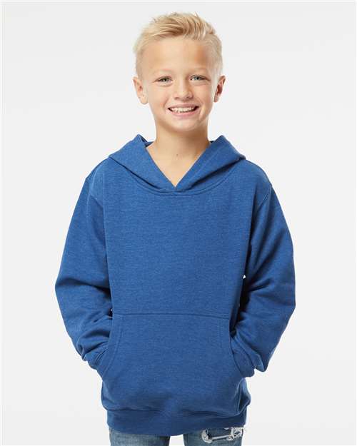 Youth Midweight Hooded Sweatshirt - Royal Heather
