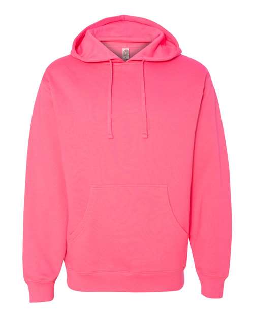 Unisex Midweight Hooded Sweatshirt - Neon Pink
