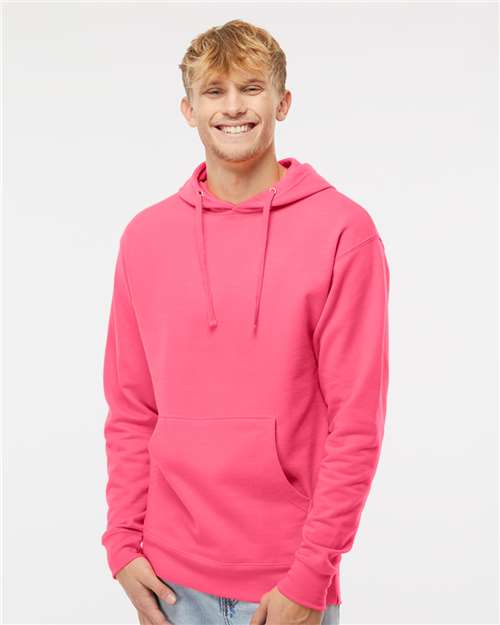 Unisex Midweight Hooded Sweatshirt - Neon Pink