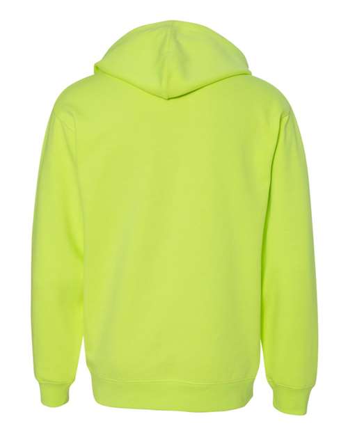 Unisex Midweight Hooded Sweatshirt - Safety Yellow