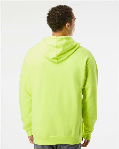 Unisex Midweight Full-Zip Hooded Sweatshirt - Safety Yellow