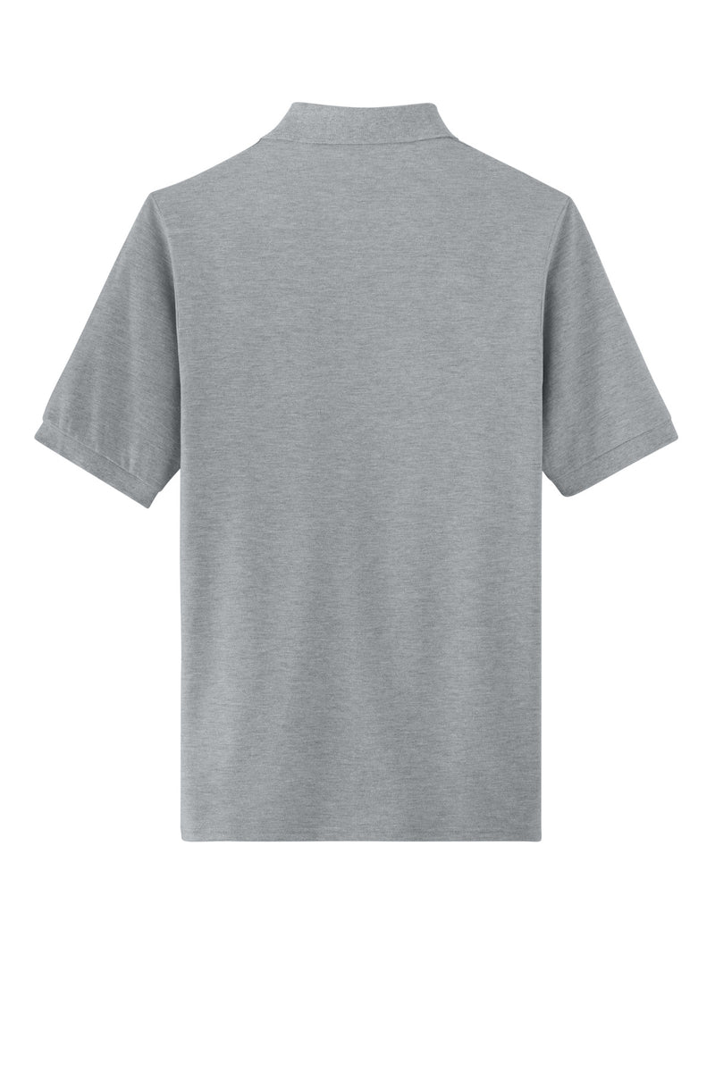 Jerzees Unisex Premium Ring Spun Cotton Pique Sport Shirt - Athletic Heather