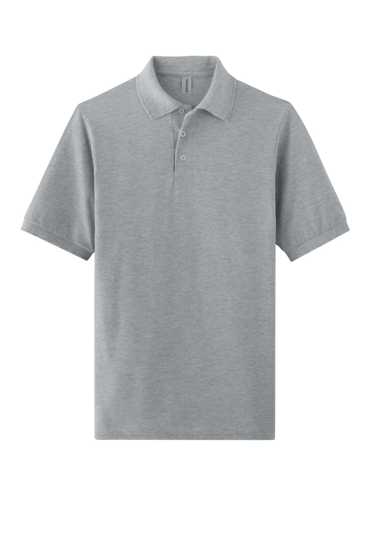 Jerzees Unisex Premium Ring Spun Cotton Pique Sport Shirt - Athletic Heather