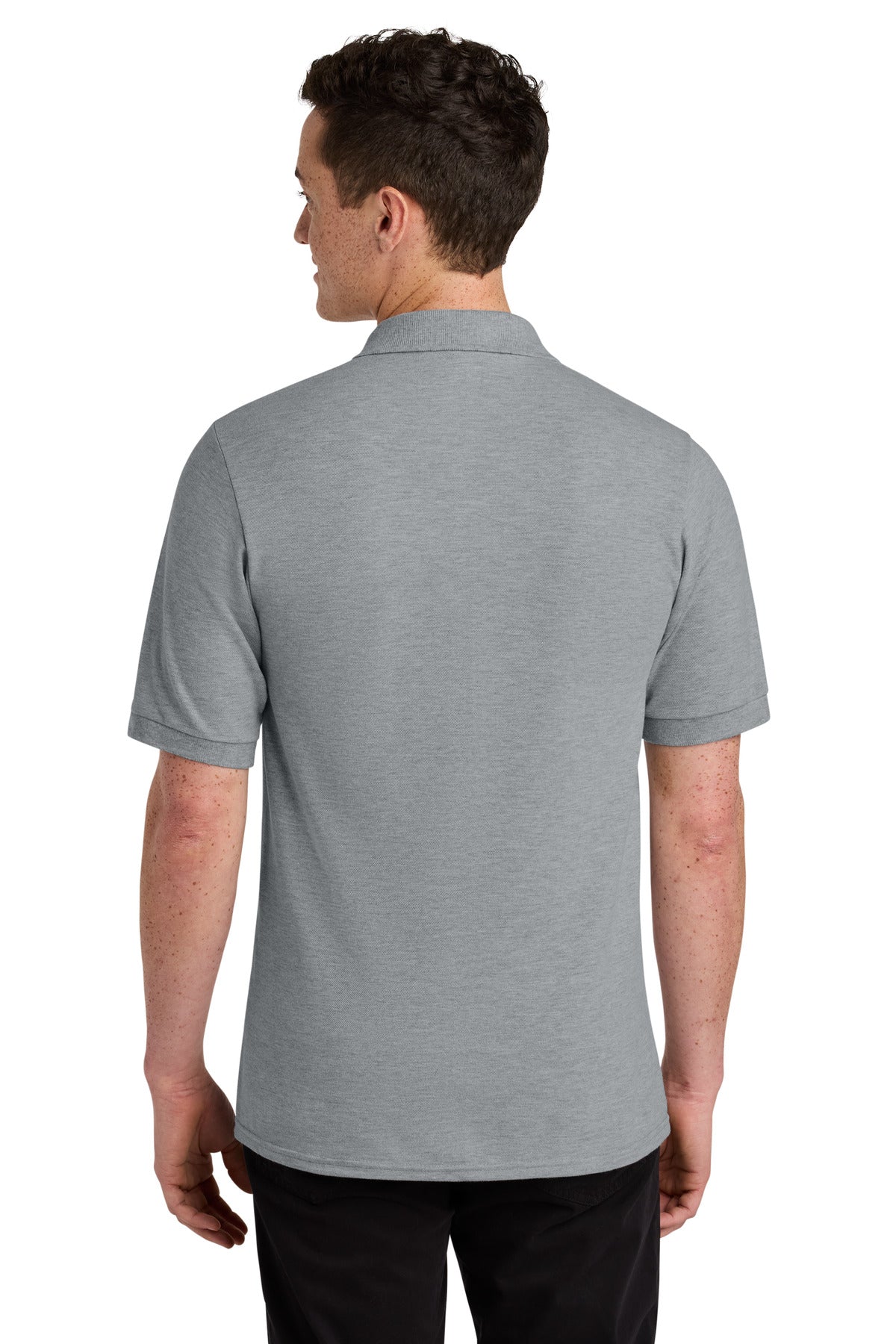 Jerzees Unisex Premium Ring Spun Cotton Pique Sport Shirt - Athletic Heather