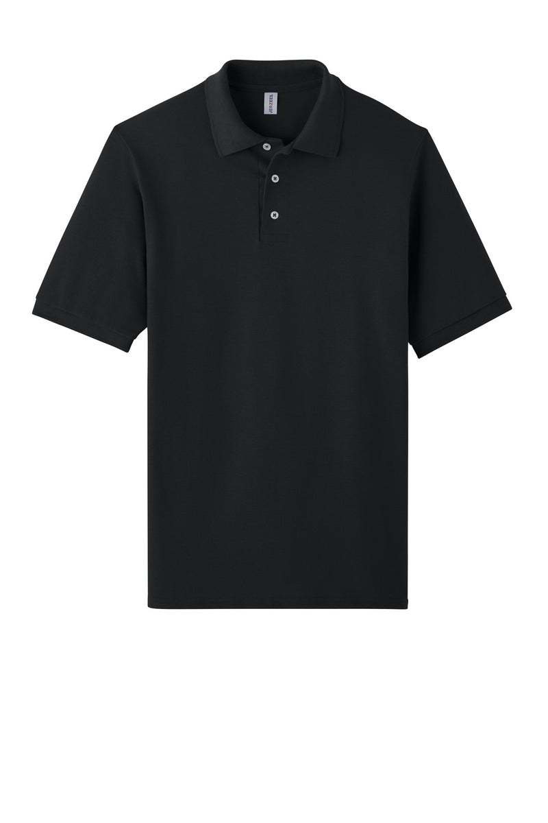 Jerzees Unisex Premium Ring Spun Cotton Pique Sport Shirt - Black