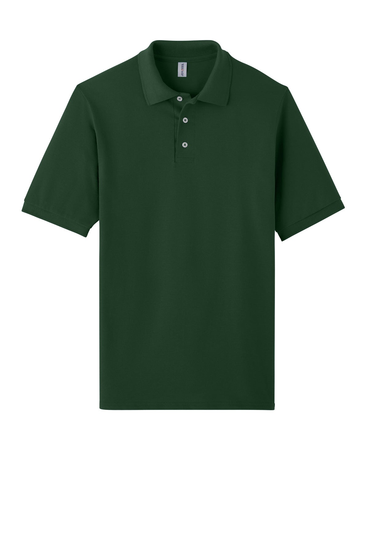 Jerzees Unisex Premium Ring Spun Cotton Pique Sport Shirt - Forest Green