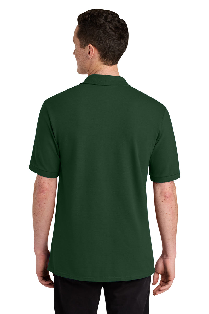 Jerzees Unisex Premium Ring Spun Cotton Pique Sport Shirt - Forest Green