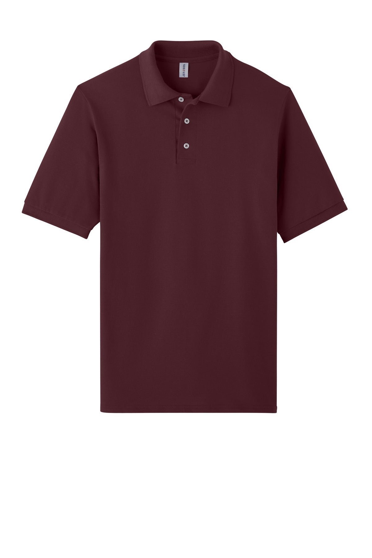Jerzees Unisex Premium Ring Spun Cotton Pique Sport Shirt - Maroon