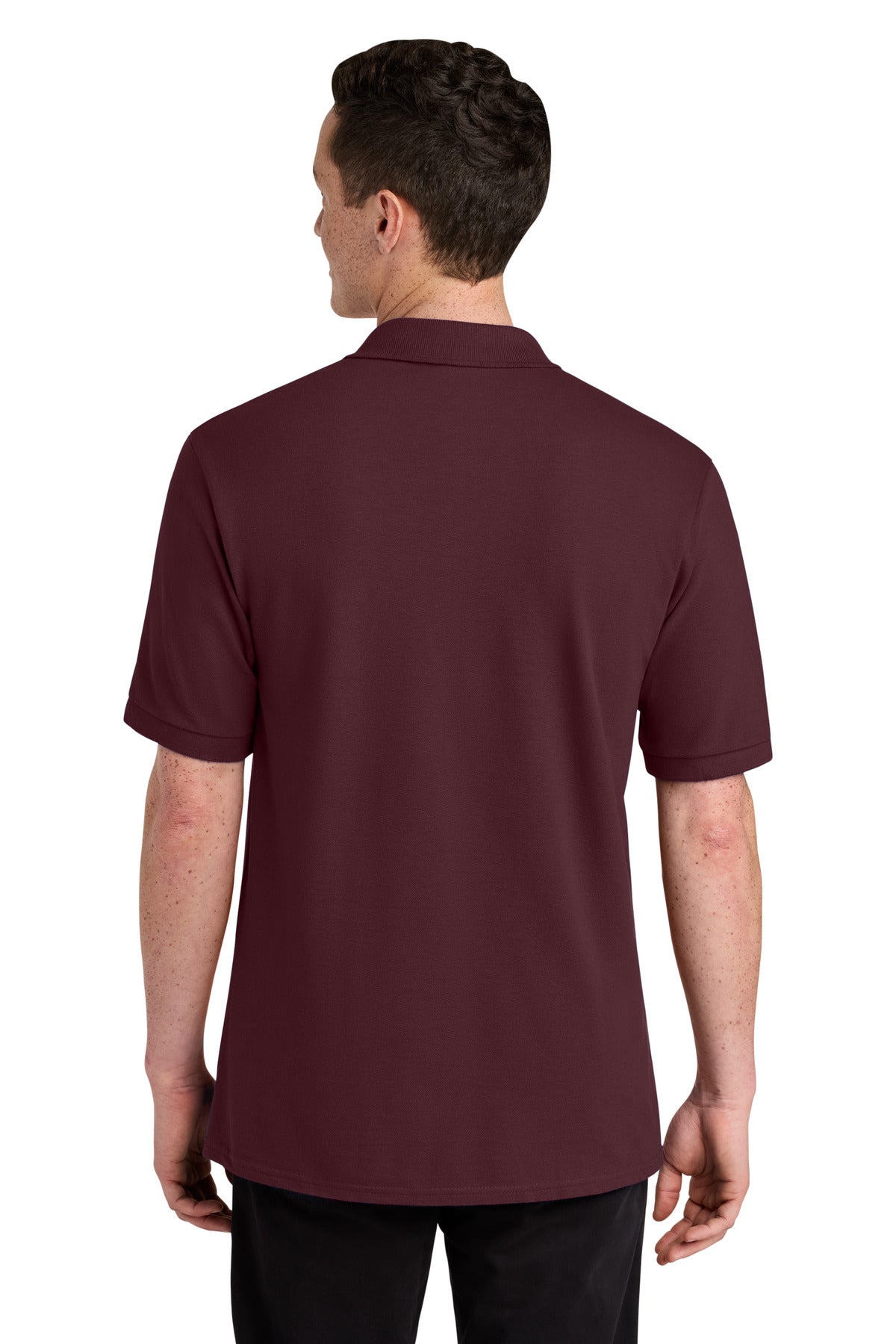 Jerzees Unisex Premium Ring Spun Cotton Pique Sport Shirt - Maroon