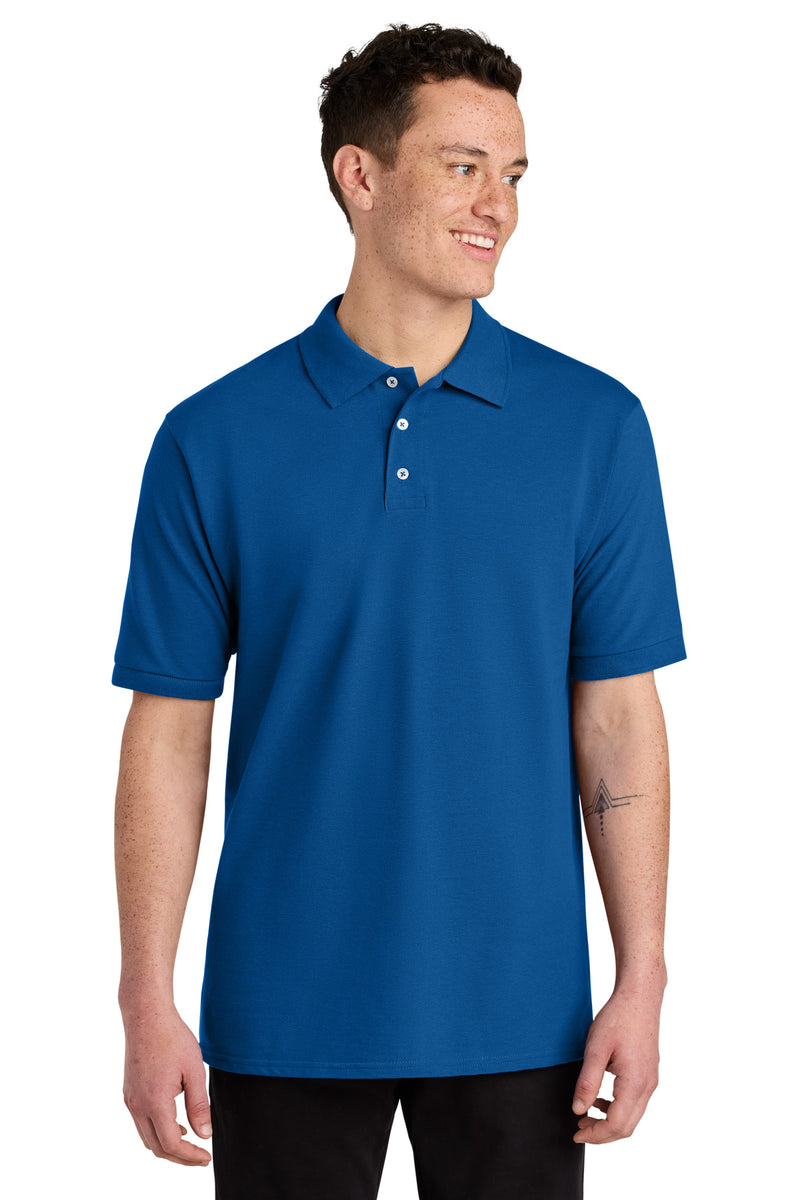 Jerzees Unisex Premium Ring Spun Cotton Pique Sport Shirt - Royal