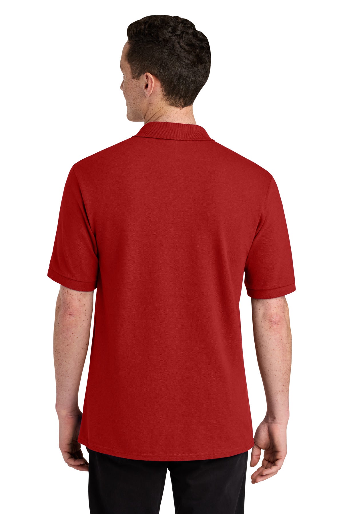 Jerzees Unisex Premium Ring Spun Cotton Pique Sport Shirt - True Red
