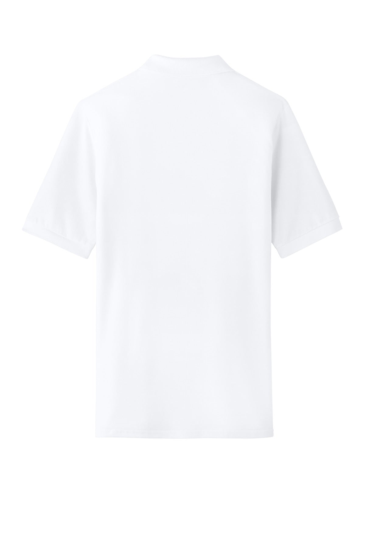 Jerzees Unisex Premium Ring Spun Cotton Pique Sport Shirt - White