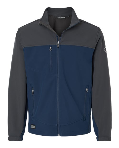 Men's Motion Soft Shell Jacket - Deep Blue/ Charcoal