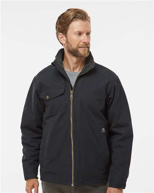 Men's Endeavor Canyon Cloth™ Canvas Jacket with Sherpa Lining - Black
