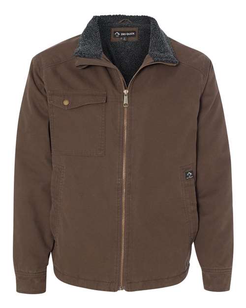 Men's Endeavor Canyon Cloth™ Canvas Jacket with Sherpa Lining - Tobacco