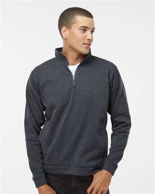 Men's Cosmic Fleece Quarter-Zip Sweatshirt - Onyx Fleck
