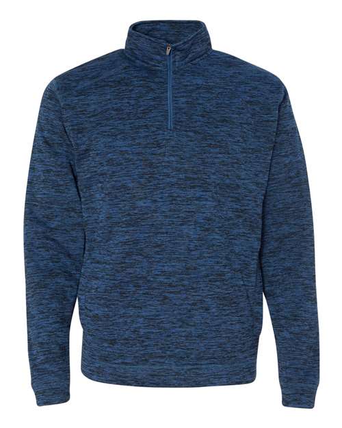 Men's Cosmic Fleece Quarter-Zip Sweatshirt - Royal Fleck