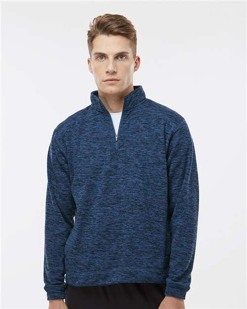 Men's Cosmic Fleece Quarter-Zip Sweatshirt - Royal Fleck