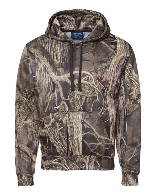 Men's Polyester Tailgate Hooded Sweatshirt - Outdoor Camo