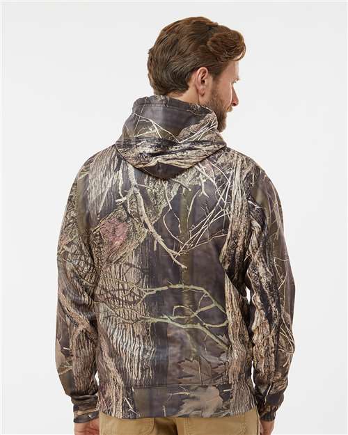 Men's Polyester Tailgate Hooded Sweatshirt - Outdoor Camo