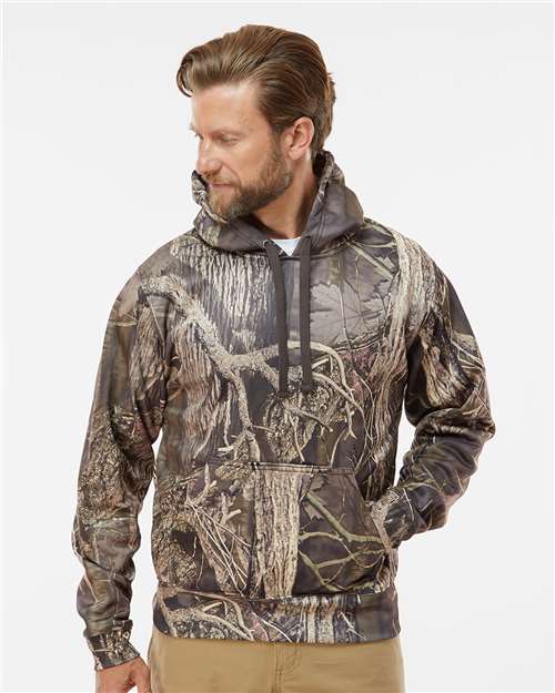 Men's Polyester Tailgate Hooded Sweatshirt - Outdoor Camo