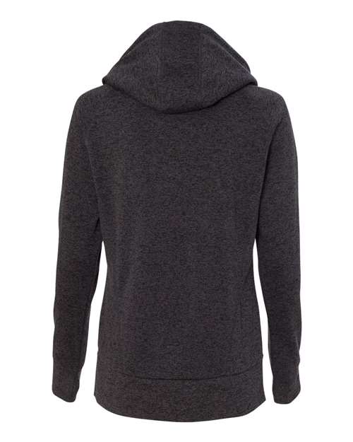 Women’s Cosmic Fleece Hooded Sweatshirt - Onyx Fleck/ Electric Blue