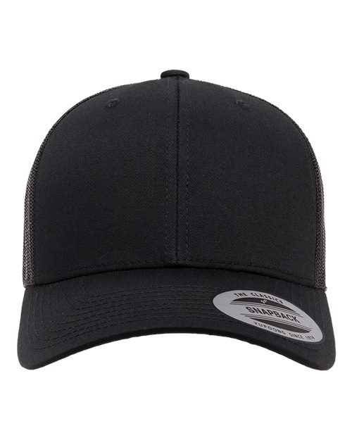 Retro Trucker Cap - Black