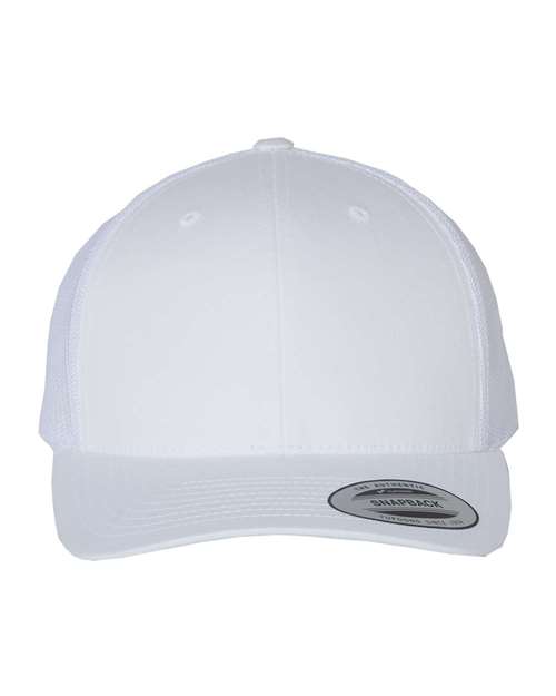 Retro Trucker Cap - White