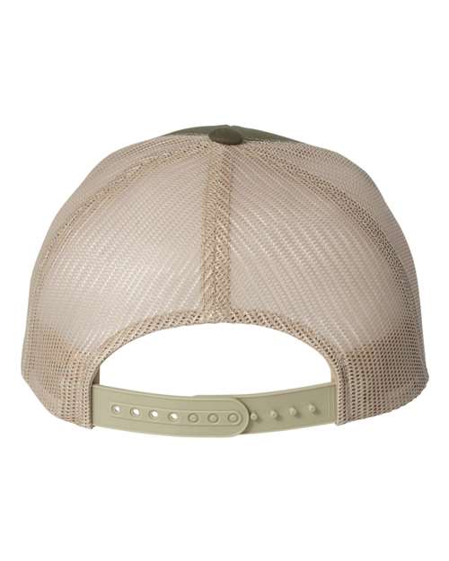 Retro Trucker Cap - Moss/ Khaki