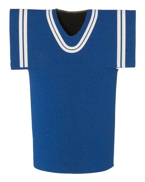 Collapsible Jersey Foam Can & Bottle Holder - Royal