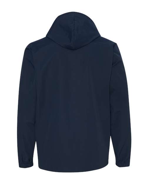 Men's Water-Resistant Hooded Windbreaker - Classic Navy