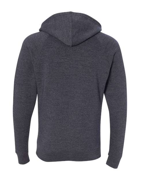 Unisex Special Blend Raglan Full-Zip Hooded Sweatshirt - Midnight Navy