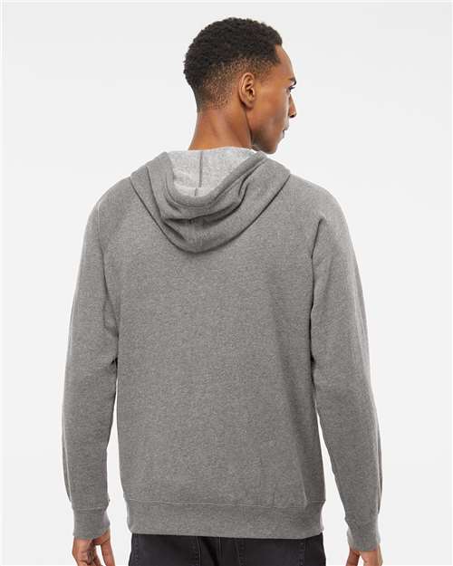 Unisex Special Blend Raglan Full-Zip Hooded Sweatshirt - Nickel