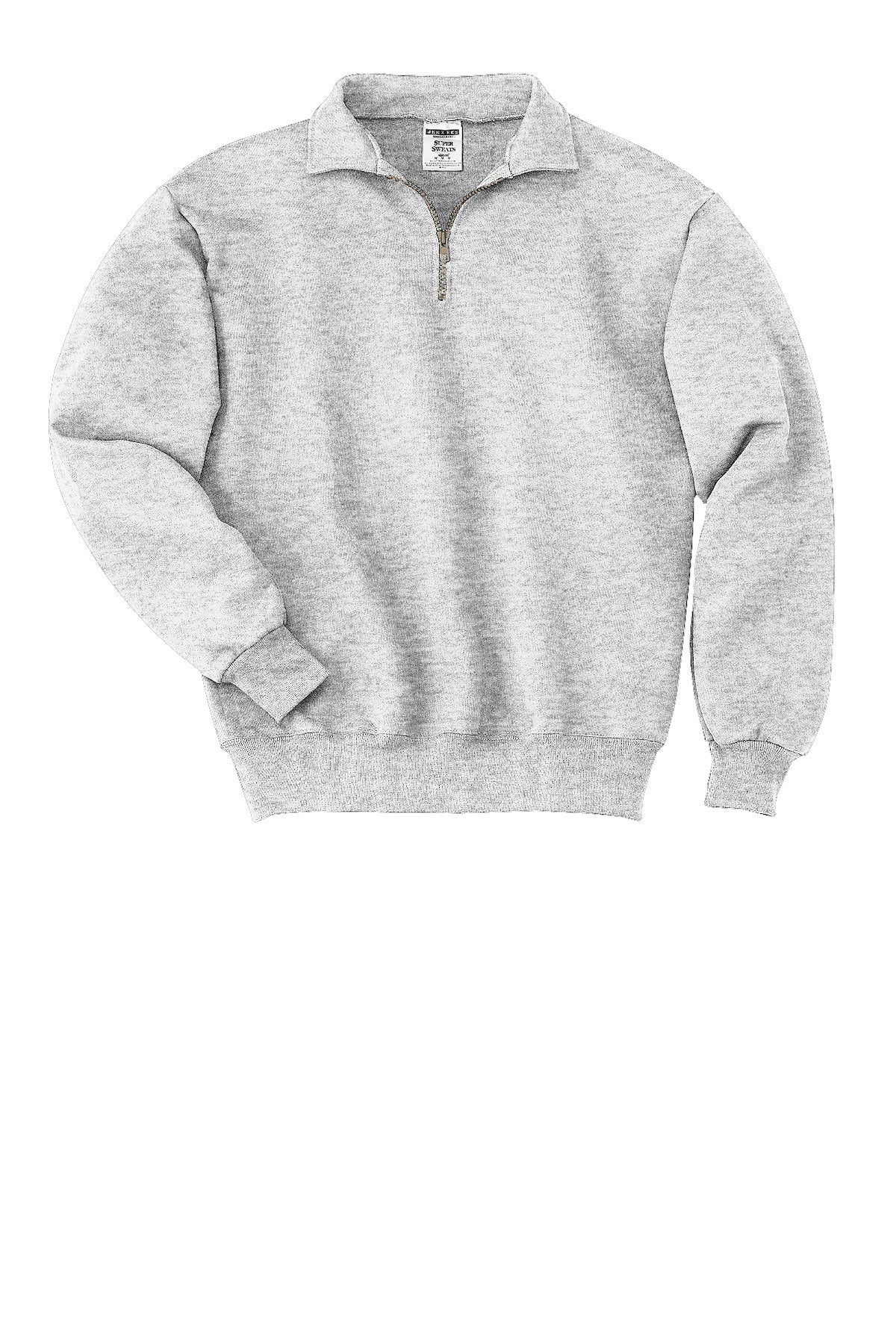 Jerzees Super Sweats NuBlend - 1/4-Zip Sweatshirt with Cadet Collar - Ash
