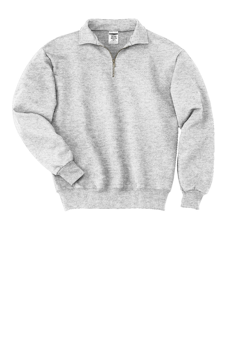 Jerzees Super Sweats NuBlend - 1/4-Zip Sweatshirt with Cadet Collar - Ash