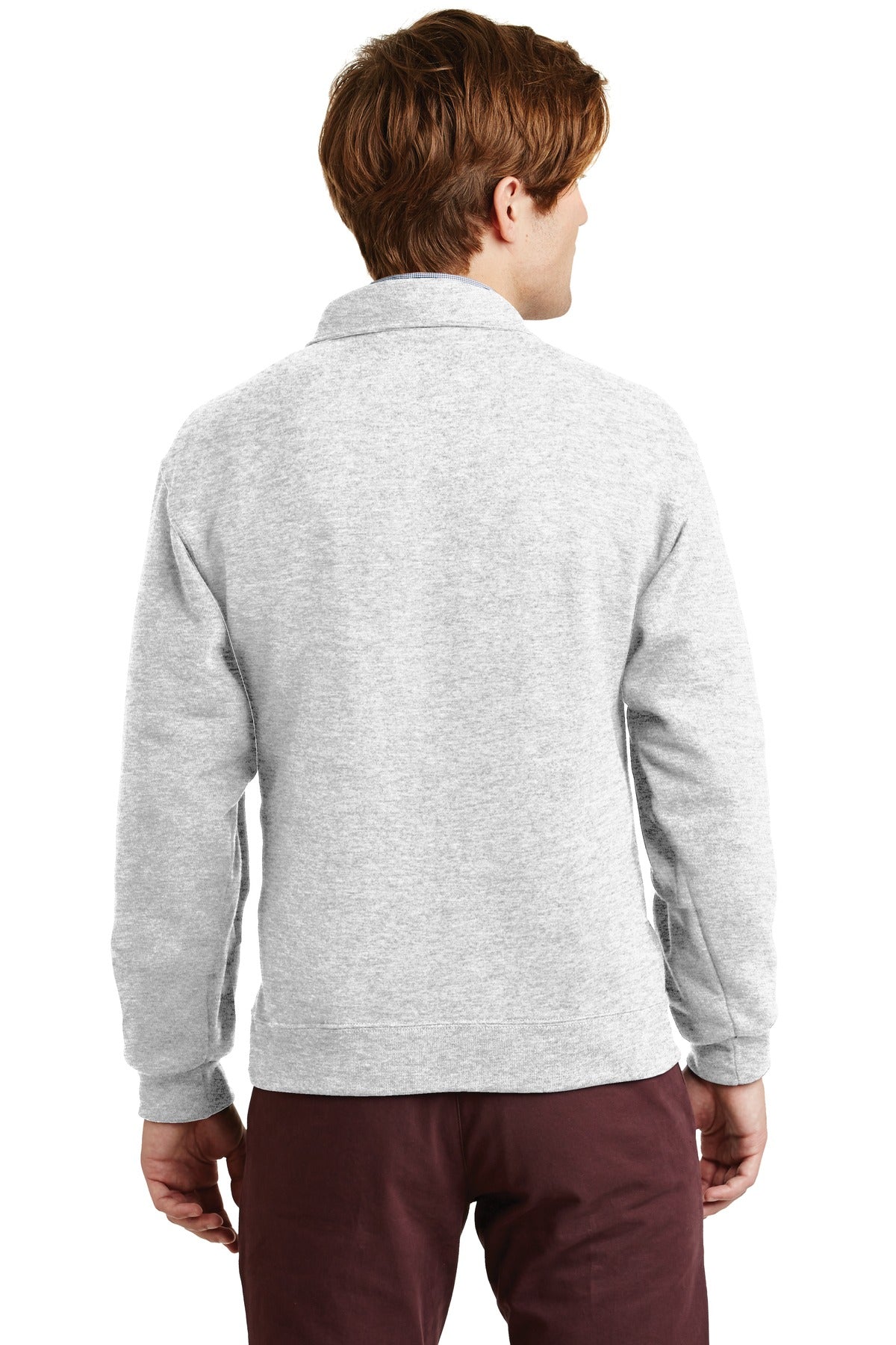 Jerzees Super Sweats NuBlend - 1/4-Zip Sweatshirt with Cadet Collar - Ash