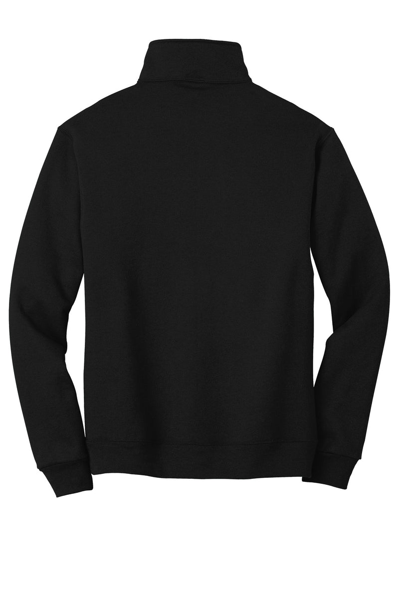 Jerzees Super Sweats NuBlend - 1/4-Zip Sweatshirt with Cadet Collar - Black