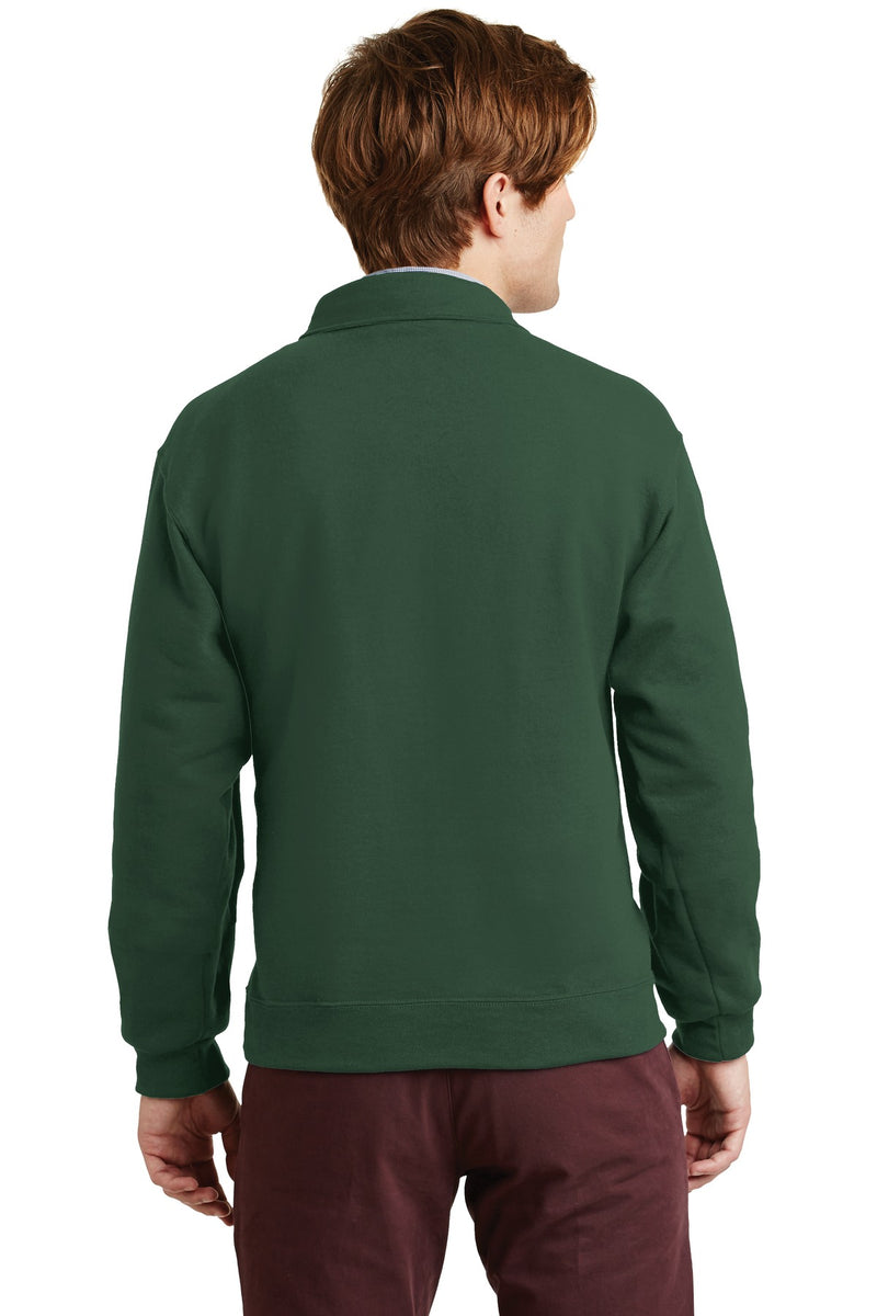 Jerzees Super Sweats NuBlend - 1/4-Zip Sweatshirt with Cadet Collar - Forest Green