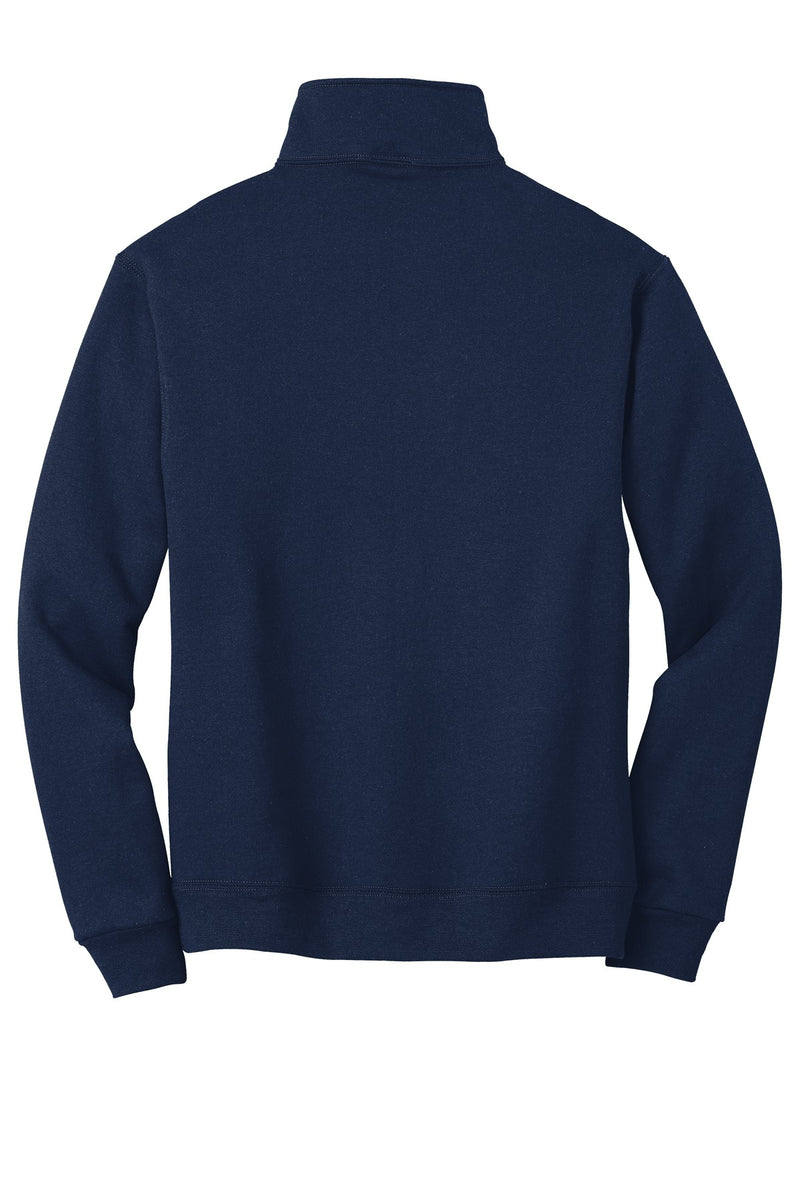 Jerzees Super Sweats NuBlend - 1/4-Zip Sweatshirt with Cadet Collar - J. Navy