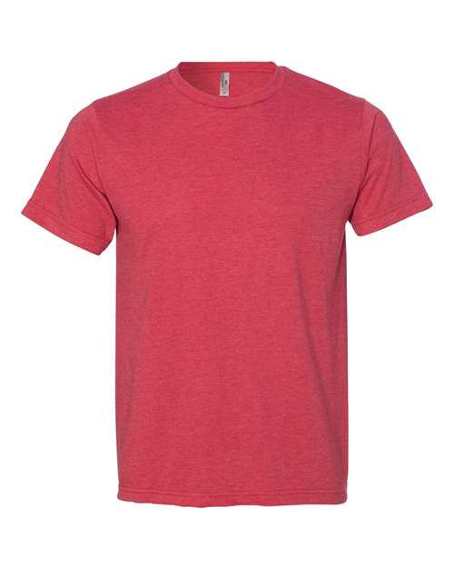 Unisex USA-Made 50/50 Fine Jersey T-Shirt - Heather Red