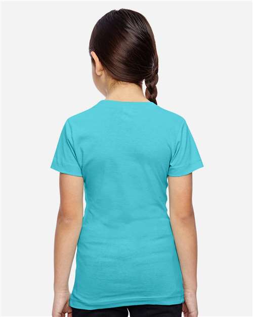 Girls' Fine Jersey Tee - Caribbean