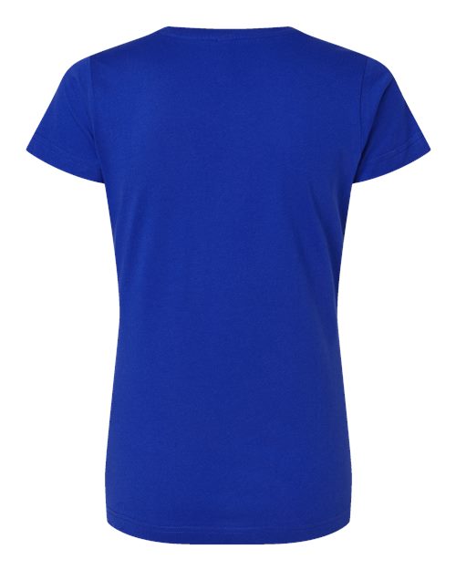 Women's Fine Jersey V-Neck Tee - Royal